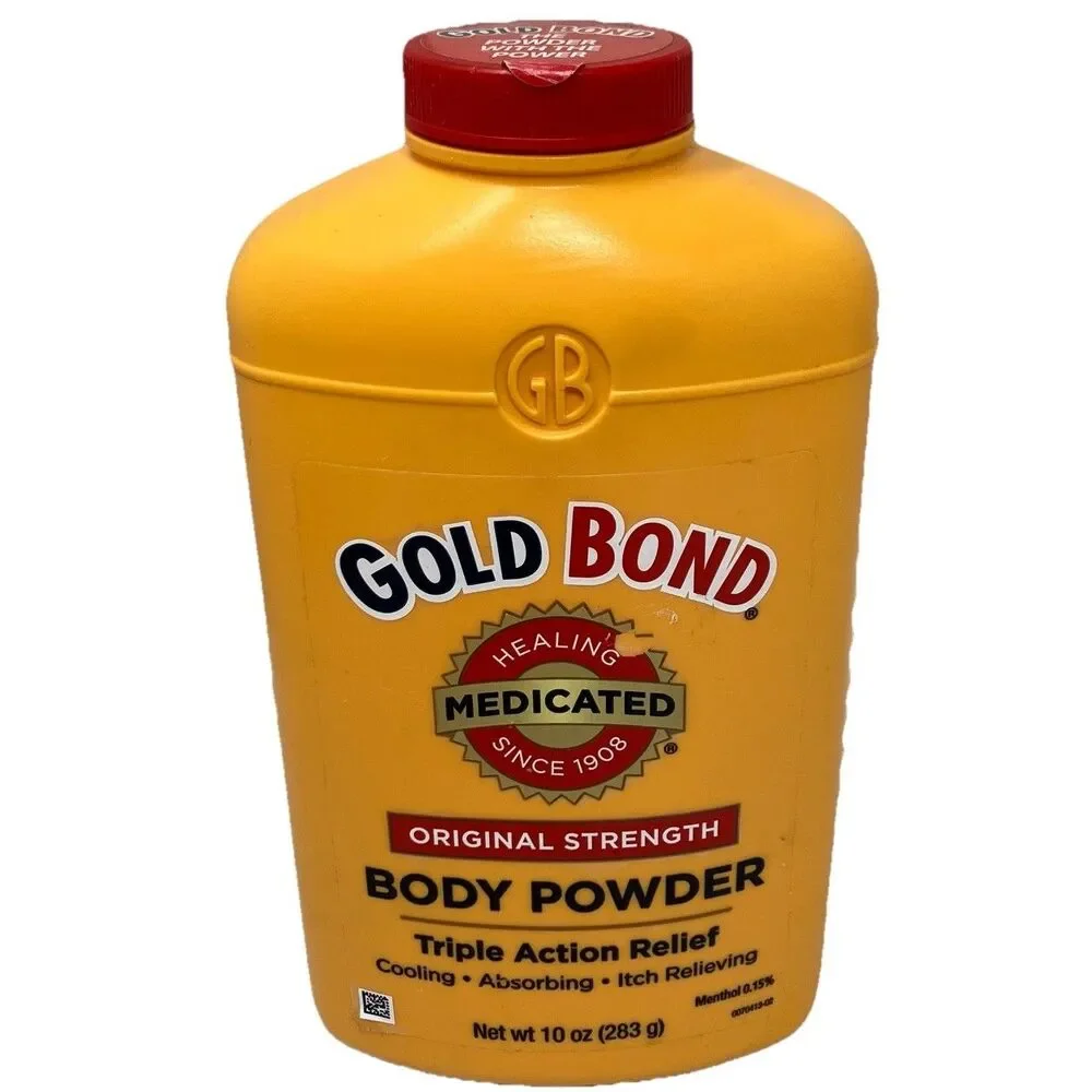 (1) Gold Bond Medicated Body Powder Original Strength Sealed WITH TALC 10 Oz